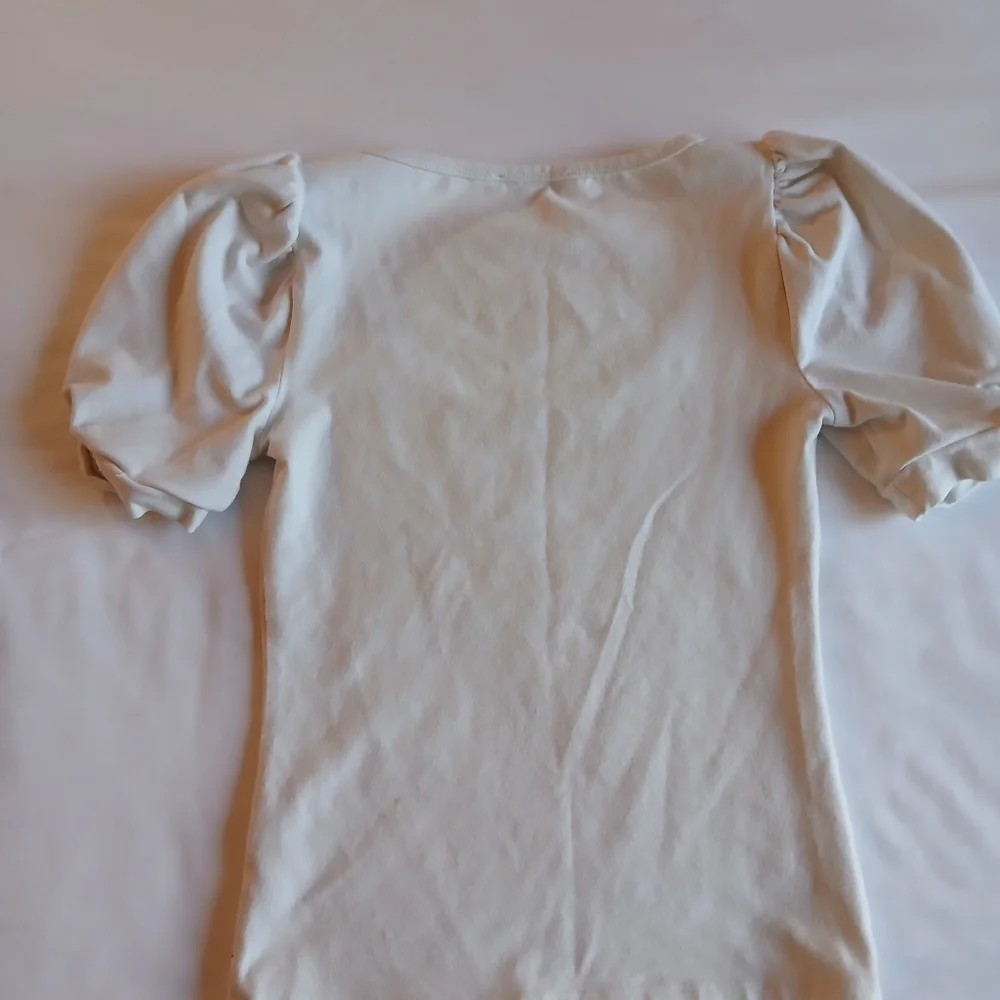 Reformation Puff Sleeve Top - Soft White